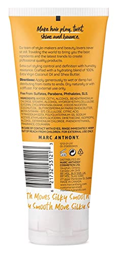 Marc Anthony Coconut Oil Curl Cream - Moisturizing & Definition - For Curly Hair - 5.9 Ounce (Pack of 6)  
Marc Anthony