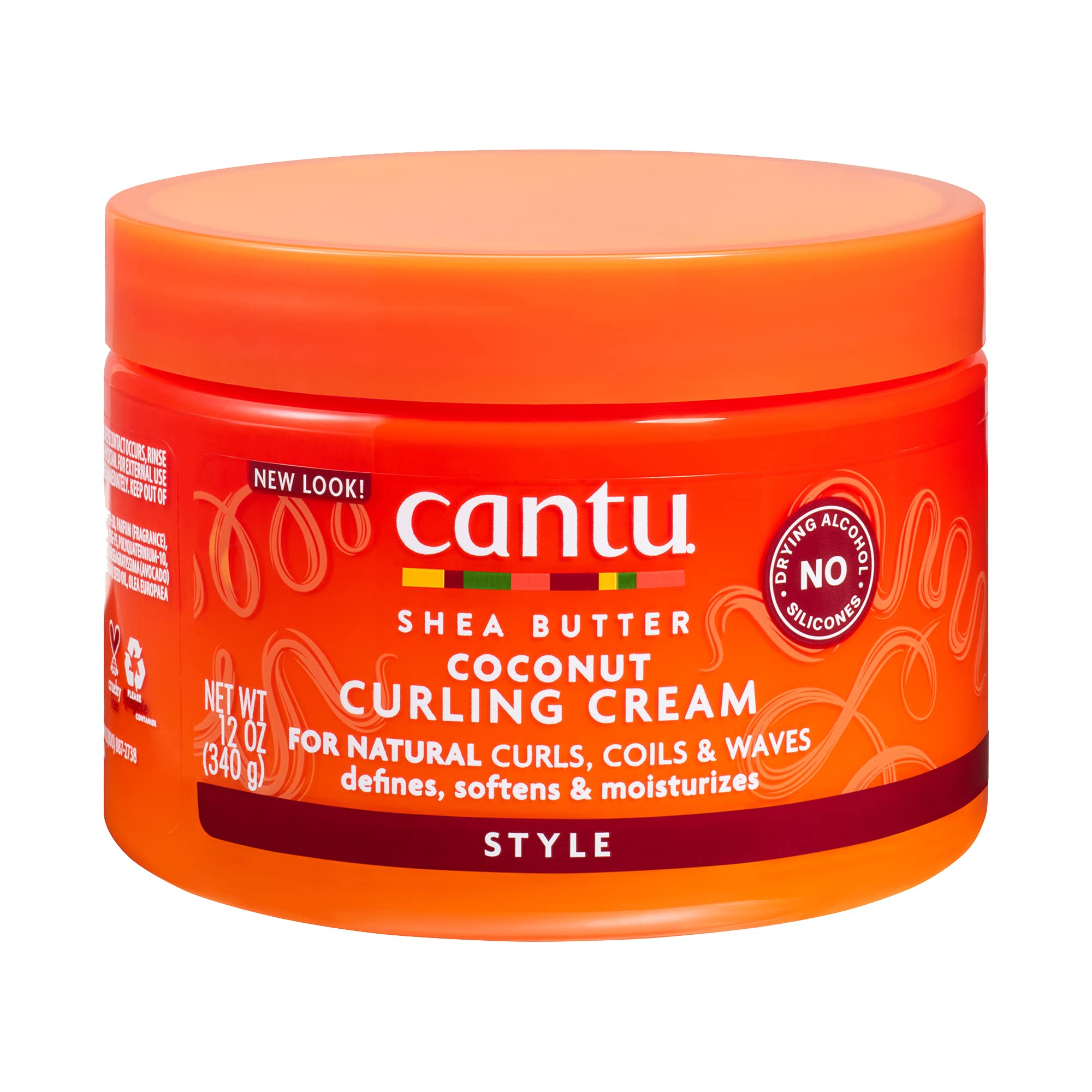 Cantu Shea Butter Coconut Curling Cream for Natural Hair Styling and Definition
| Cantu Shea Butter 12 oz. Coconut Curl